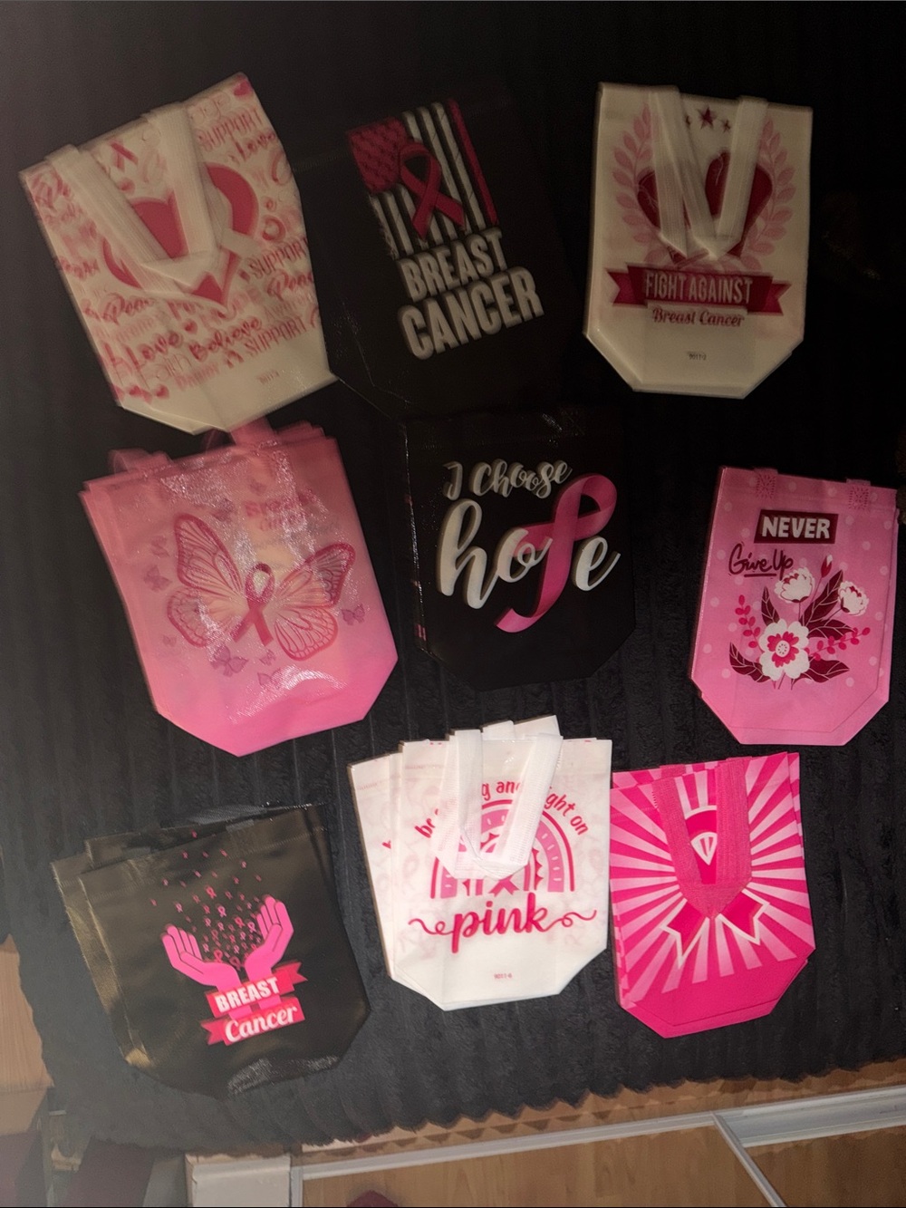 Breast Cancer Awareness Gift Bags🛍️Game~Lux & Designer Essentials 🎀🎗️